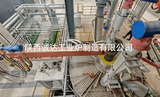 バナジウム鉄スラグ処理用DC炉