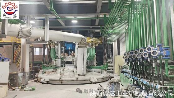 フライアッシュ 岩毛を溶かす電炉