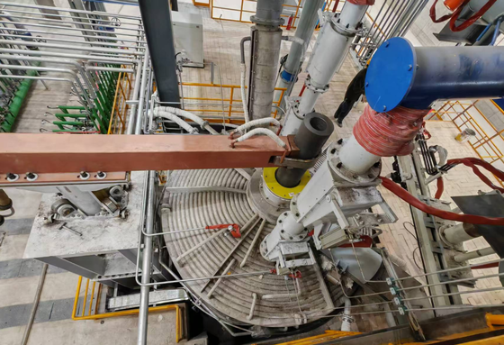 直流電波炉 5000kVA 電圧塗装 スラドスメルト重金属回収設備
