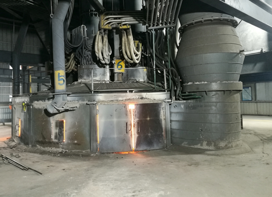 石煤煤矸石熔融莫来石电弧炉 4000kVA 莫来石耐火材料冶炼设备 固体废物回收